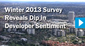 2013 Winter Anderson Forecast Reveals Dip in Developer Sentiment
