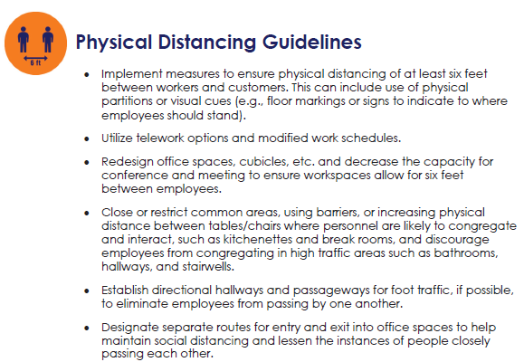 COVID-19 Physical Distancing Guidelines