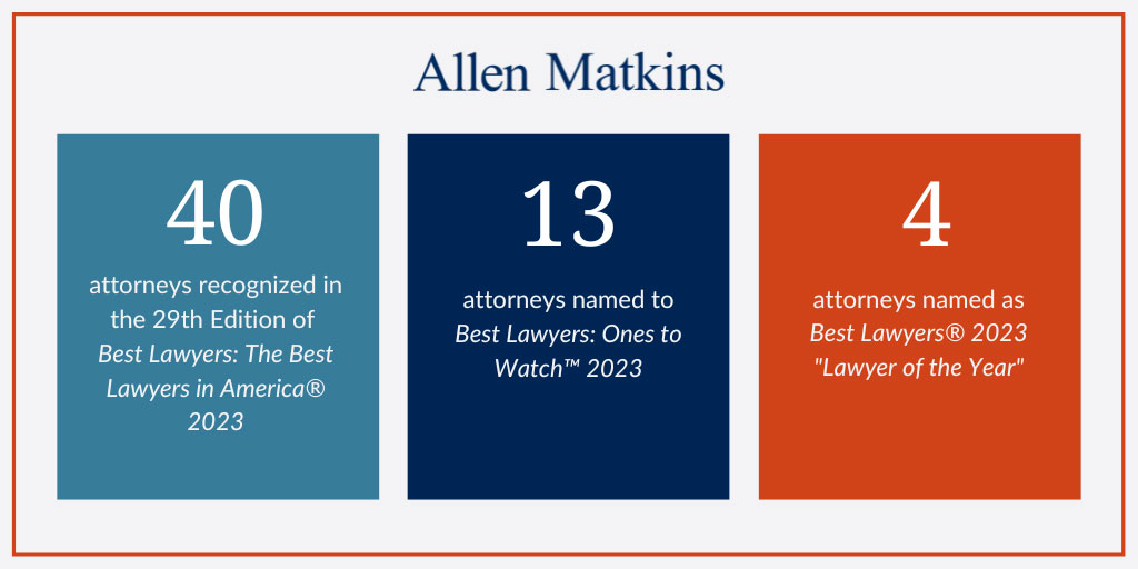 40 Allen Matkins Partners Recognized in 2023 Edition of The Best Lawyers in America® Allen Matkins